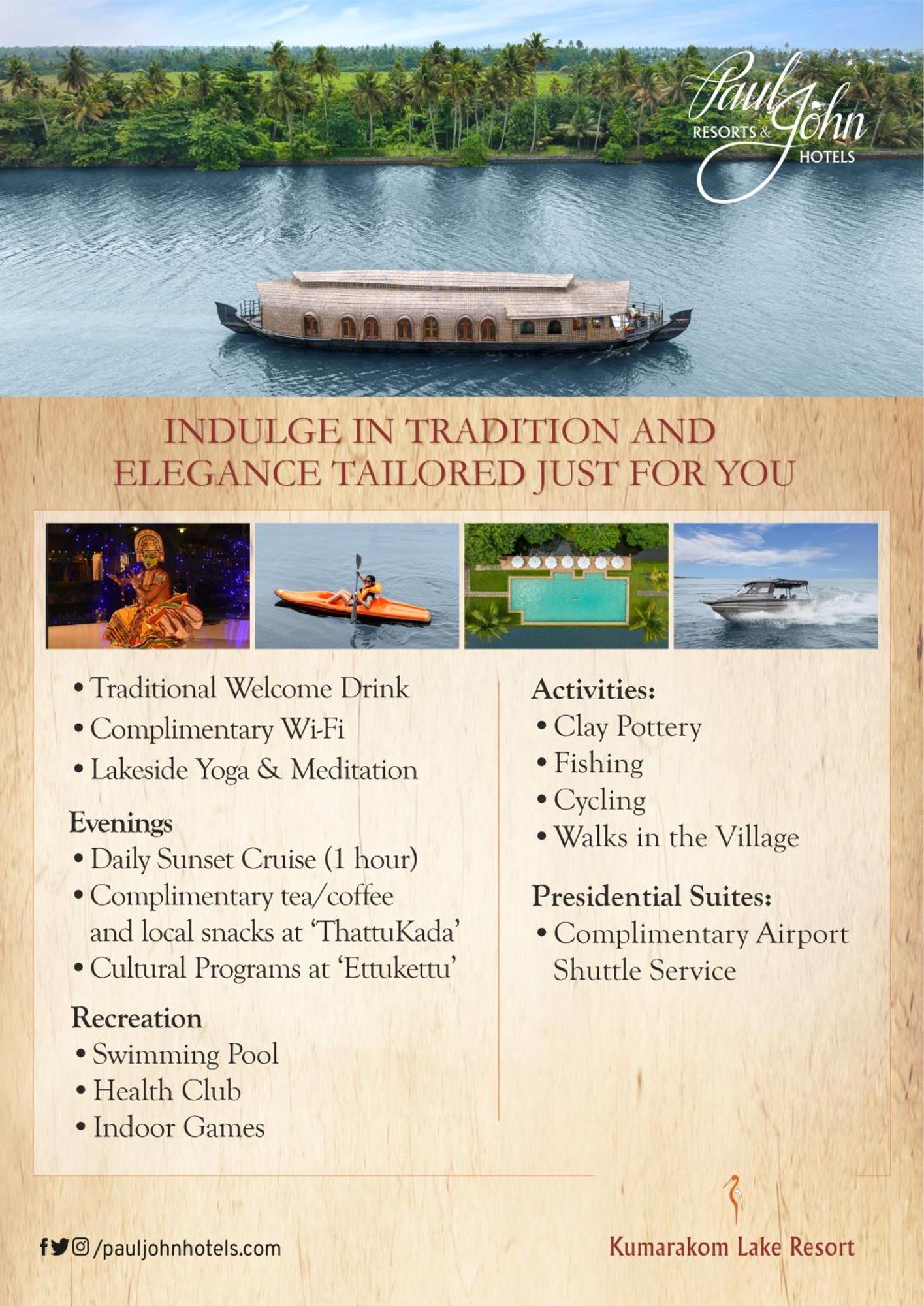 Kumarakom Lake Resort Resort